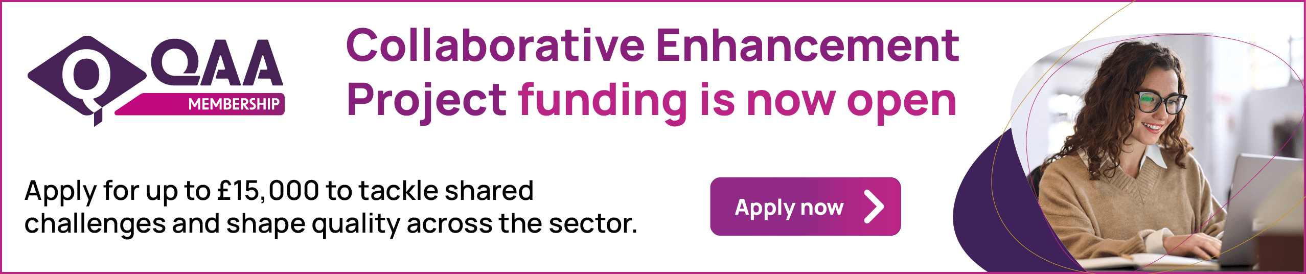 CEP banner with text on it about the funding
