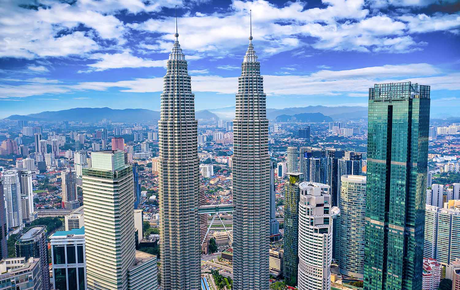 kuala lumpur city skyline