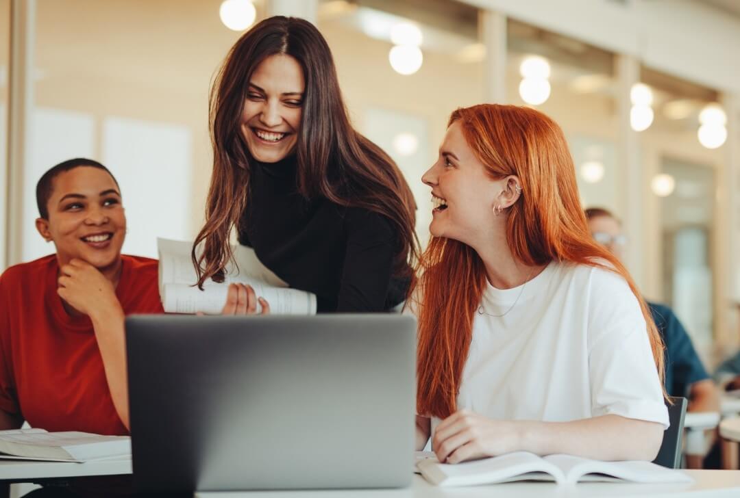 Students in discussion